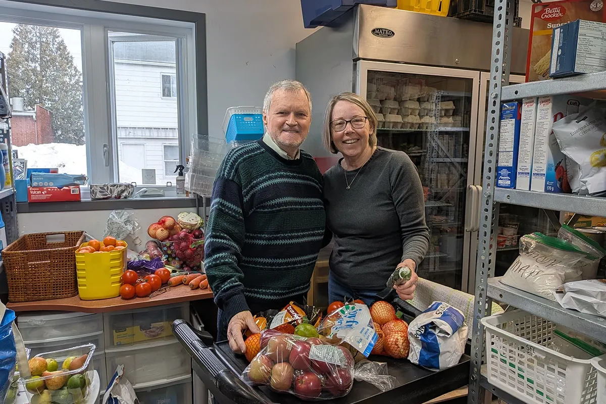 Aide alimentaire de la fondation L'Actuel pour les familles dans le besoin