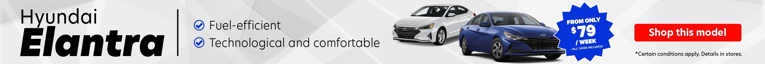 Price drop on the Hyundai Elantra at Automobile En Direct
