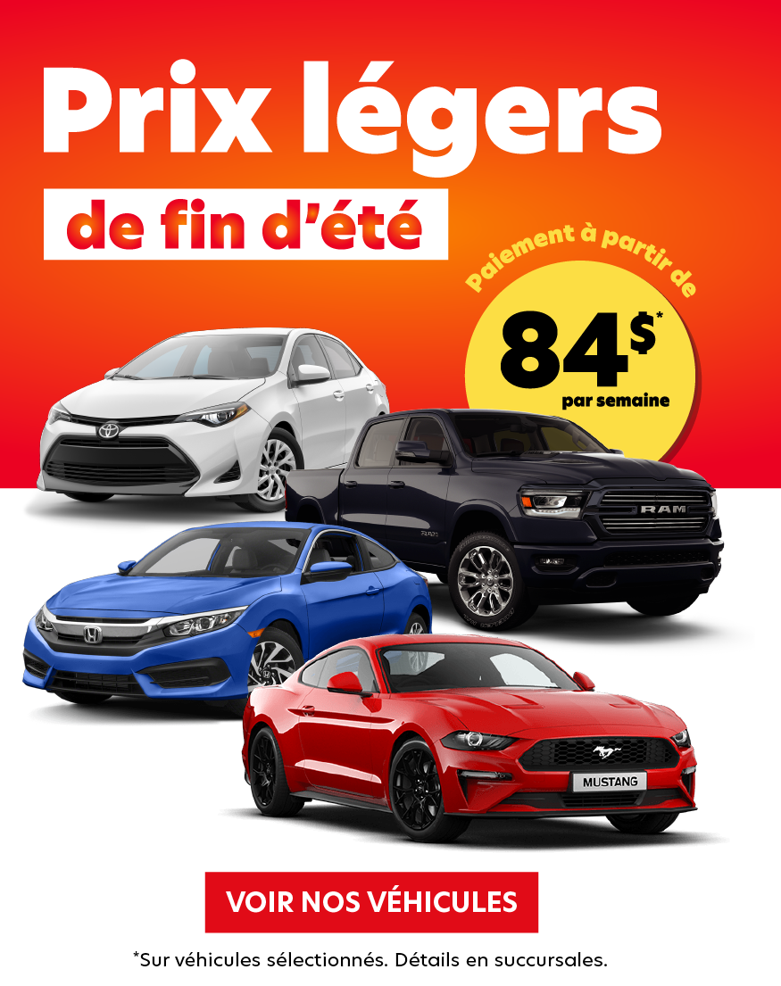 Prix légers de fin d'été