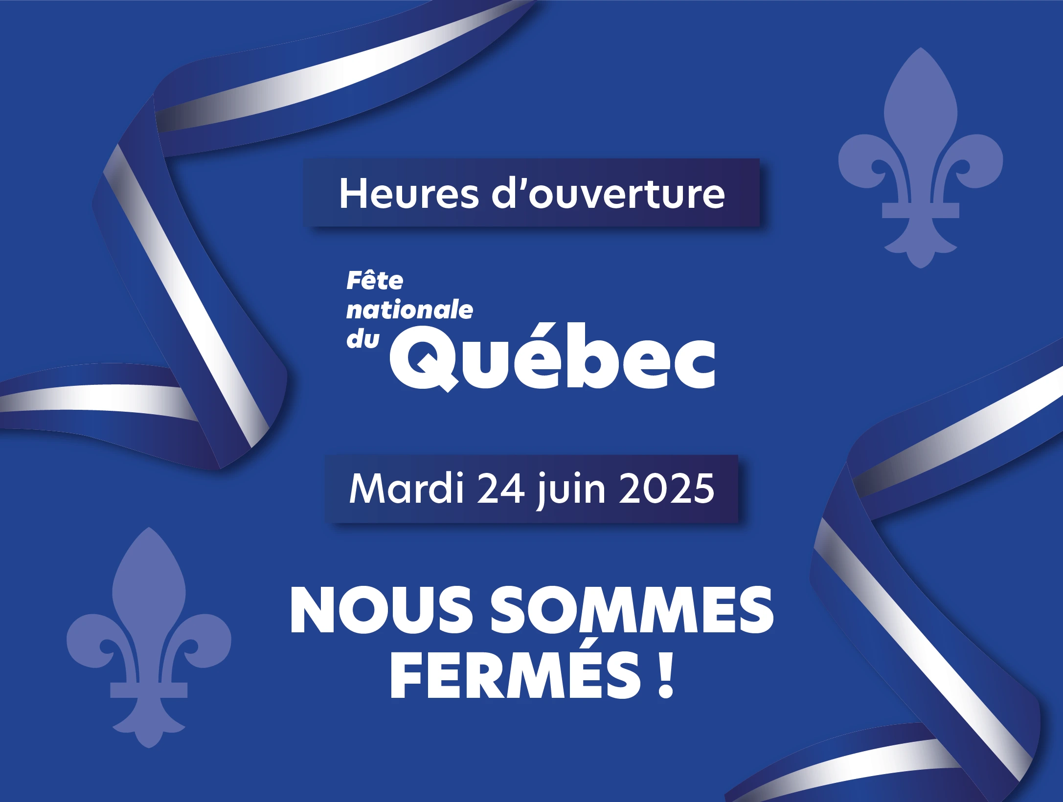 Horaire de la fête de la Saint-Jean-Baptiste