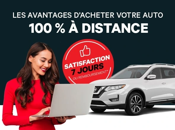 Avantages d'acheter votre auto 100% à distance